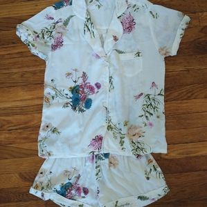 Pretty plum sugar floral pajamas